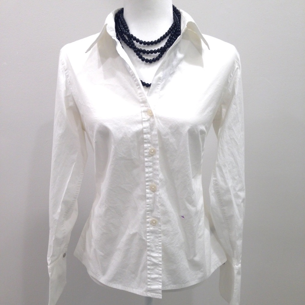 MICHAEL Michael Kors women's white dress shirt